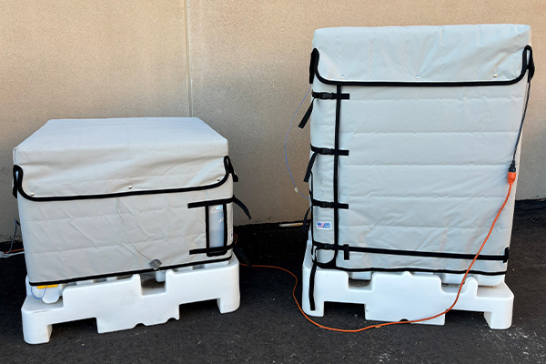 DEF tank chemical heater blanket