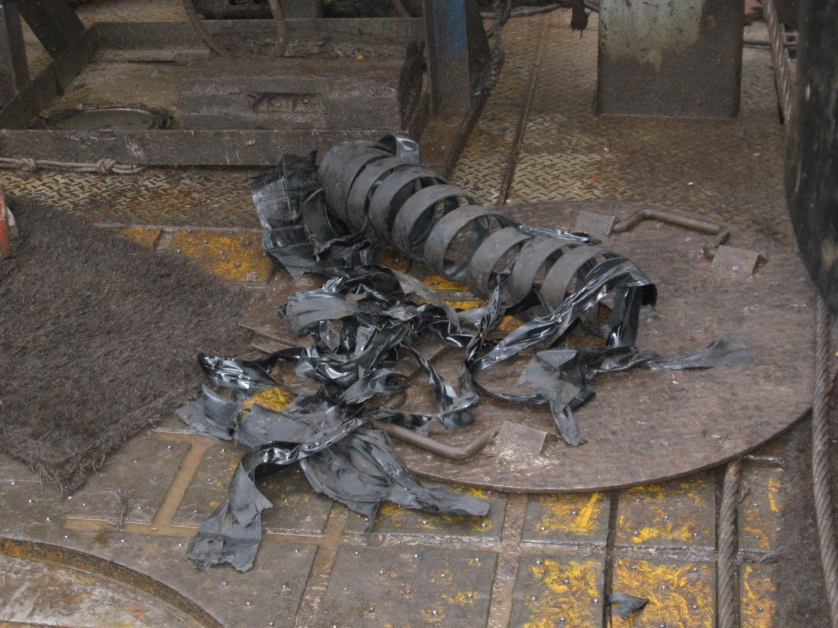 Spiral Wrap after Oil Rig